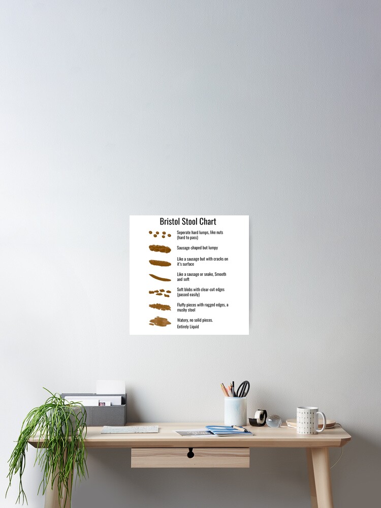 "Bristol Stool Chart" Poster for Sale by Gift-It-Right | Redbubble