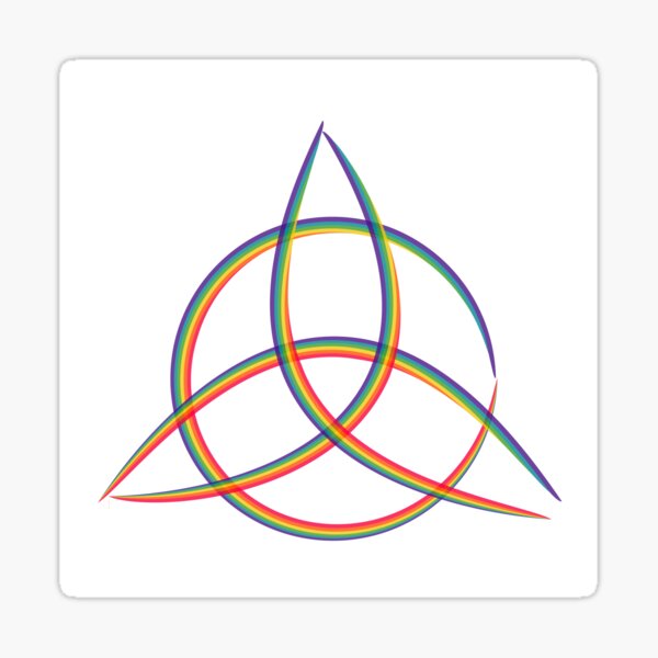Triquetra - Tricolor Sticker
