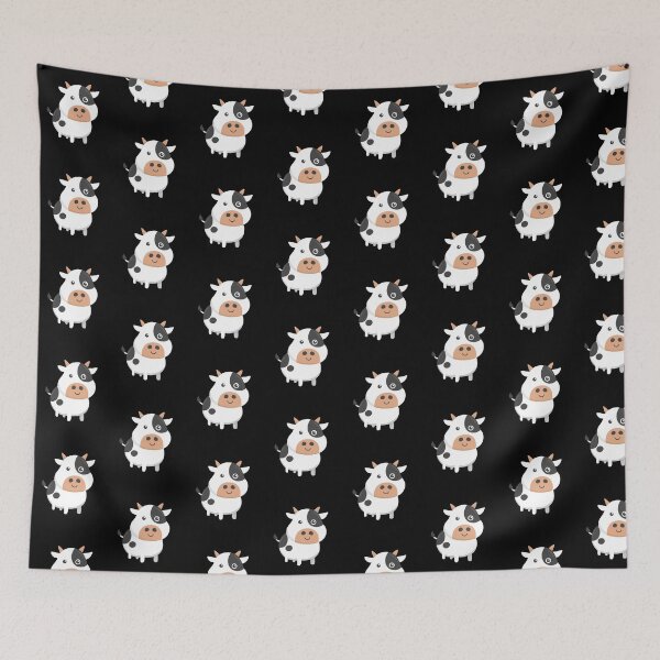 Item preview, Adorable Cow & Cute Baby Calf Cow Lovers Tile Pattern designed and sold by perfectpresents.