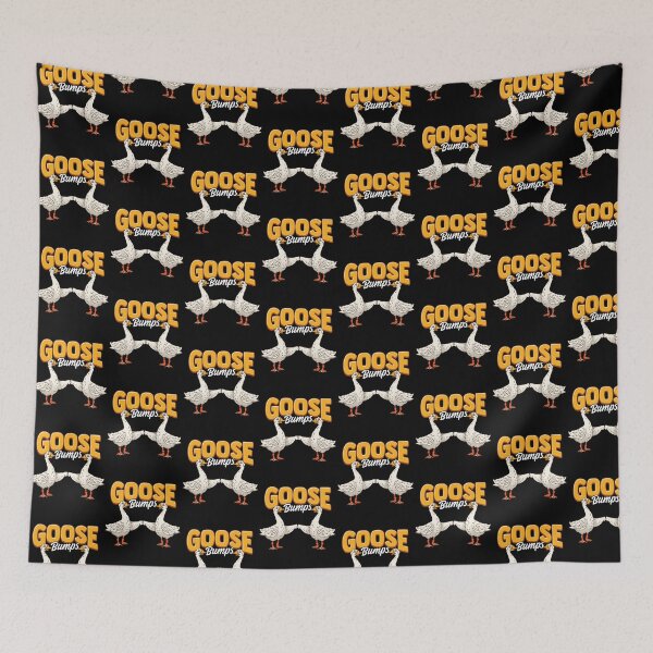 Item preview, Cute & Funny Goose Bumps Goosebumps Animal Pun Tile Pattern designed and sold by perfectpresents.