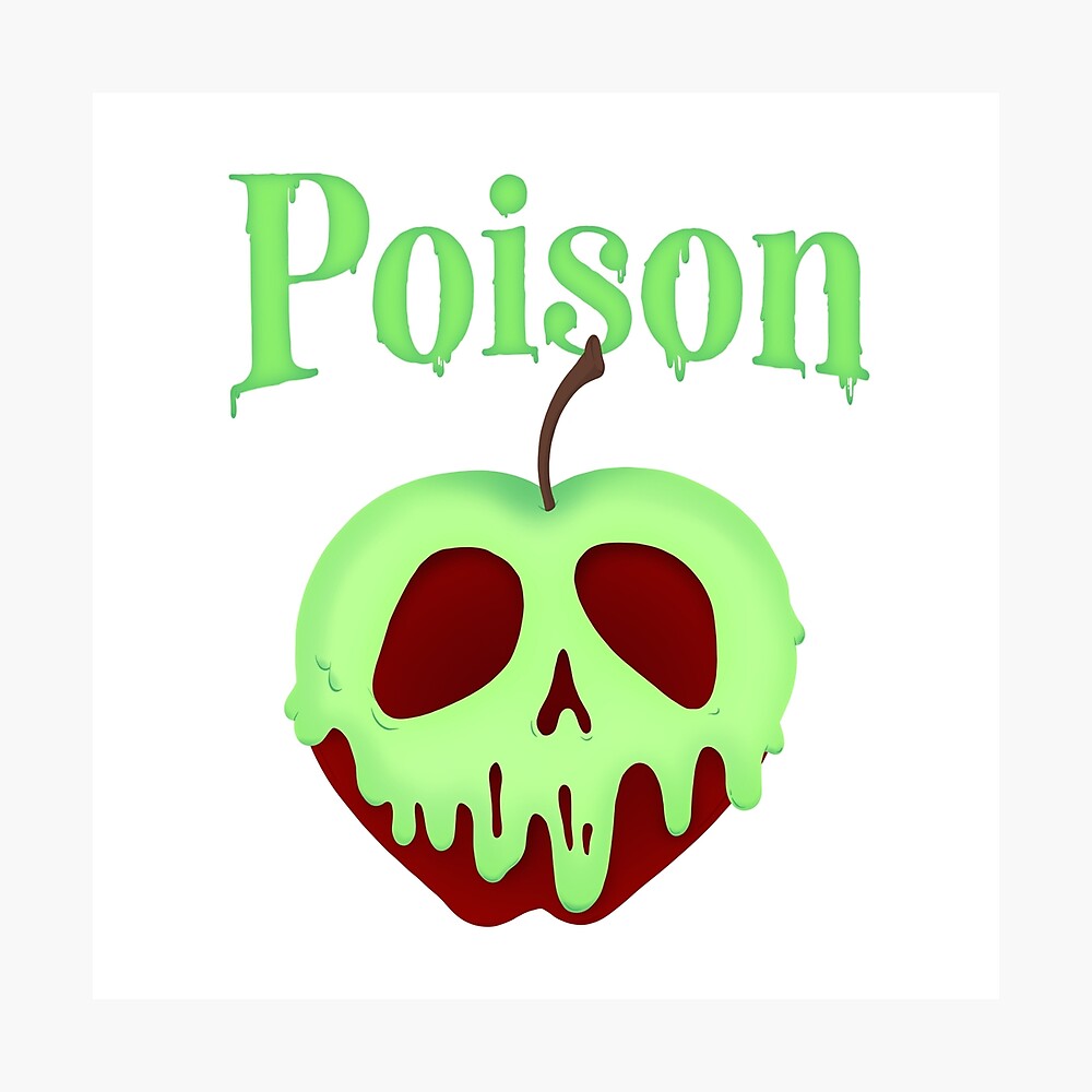 Vergifteter Apfel Poster Von Colevm12 Redbubble