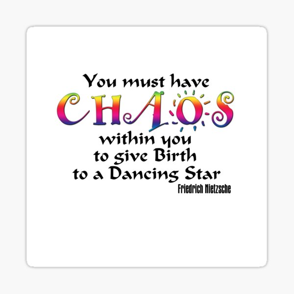 You must have Chaos Sticker
