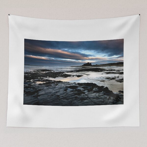 Item preview, Evening Light on Bamburgh Castle designed and sold by Alex johnson Landscape Photography.