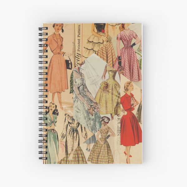 Item preview, Vintage 1950 fashion collage designed and sold by Elisalisa.