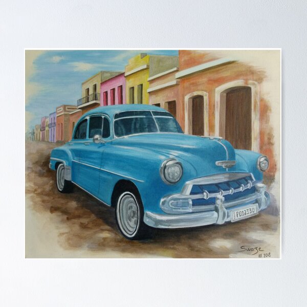 Chevrolet cubaine Poster