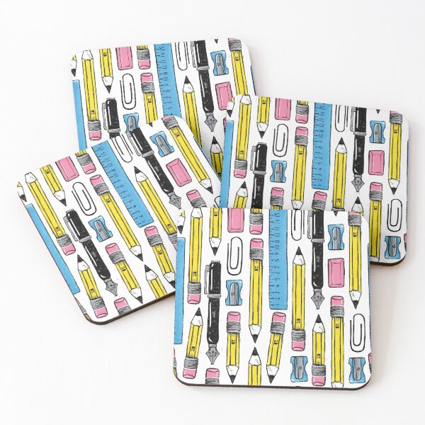 Item preview, School Pens and Pencils for Stationery Lovers designed and sold by woahtherepickle.