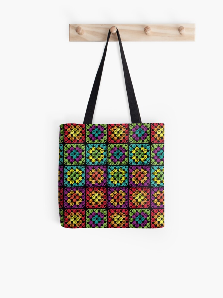 The Skyline Tote - Diagonal Crochet Tote Bag - Mason Jar Yarn Designs