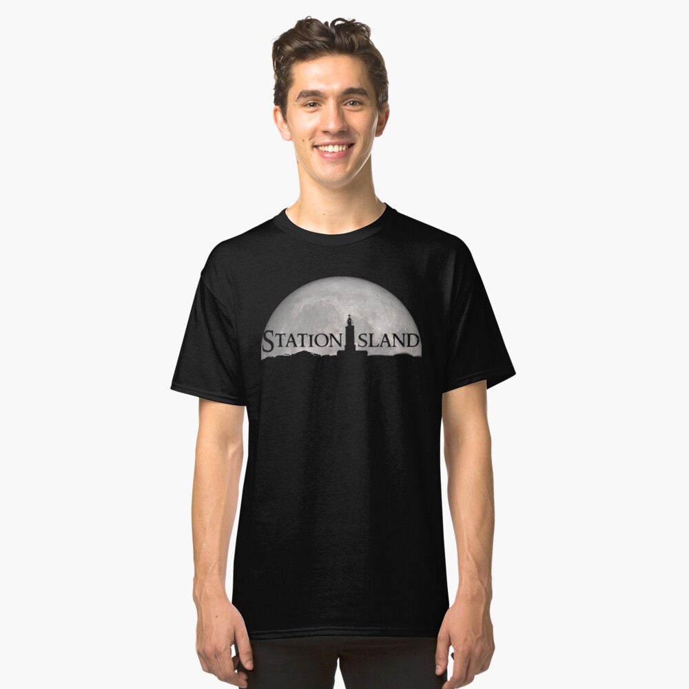 Station Island - Moon Design Classic T-Shirt