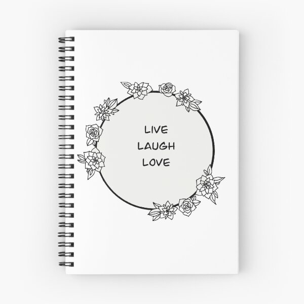 Item preview, live Laugh love - flower circle  designed and sold by ouatisworld.