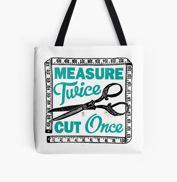 Item preview, Sewing, Dressmaking and Quilting Motto Measure Twice designed and sold by woahtherepickle.