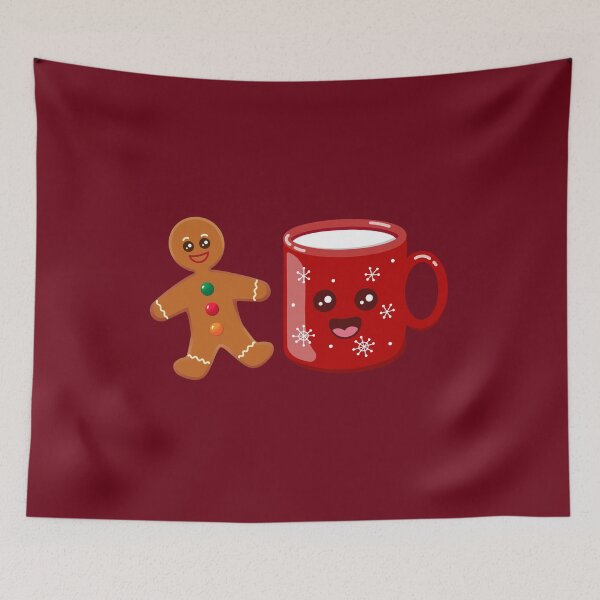 Item preview, Gingerbread man cookie and milk designed and sold by HotVector.