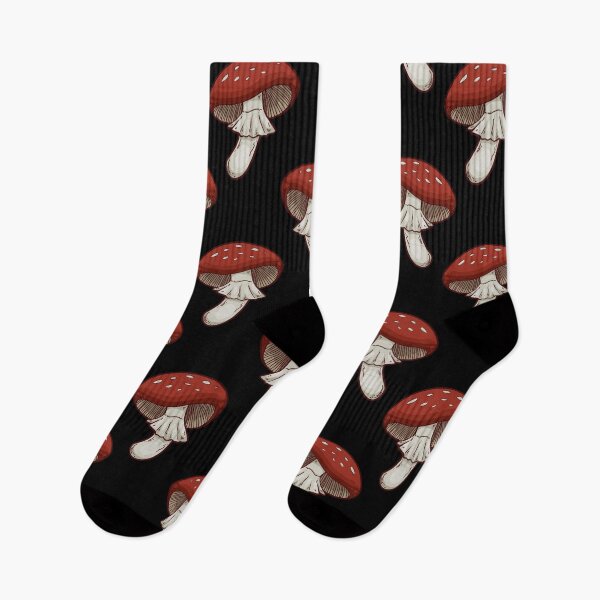 Item preview, Toadstool Mushroom Fungi Repeating Pattern designed and sold by alinabeska.