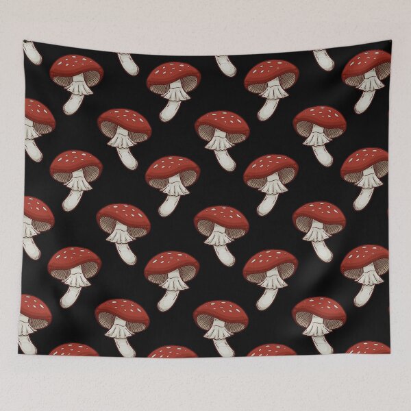 Item preview, Toadstool Mushroom Fungi Repeating Pattern designed and sold by alinabeska.