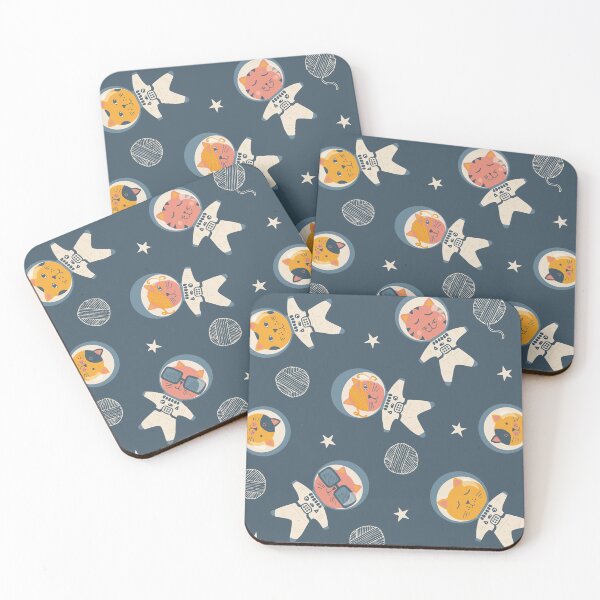 Item preview, Catronauts Astro Cats Space Kitties Pattern designed and sold by rocketandindigo.