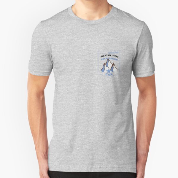 usa aspen tshirt by rogers bros Slim Fit T-Shirt