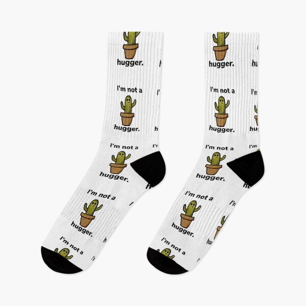 Item preview, I’m not a hugger cactus designed and sold by GinaNJames.