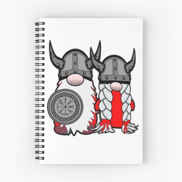 Item preview, Cute Nordic Gnomes Viking Tomte Couple Scandinavian Nisse designed and sold by funnytshirtemp.