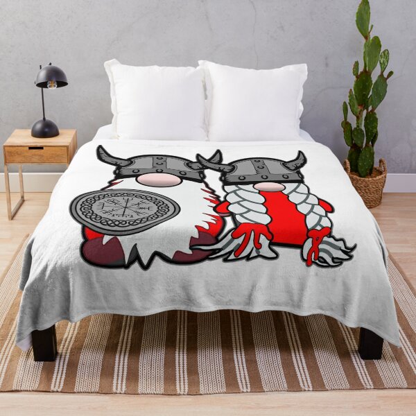 Viking Fleece Blanket Viking Guided By The Gods