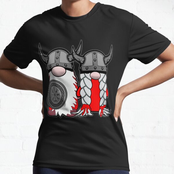 Cute Nordic Gnomes Viking Tomte Couple Scandinavian Nisse Active T-Shirt
