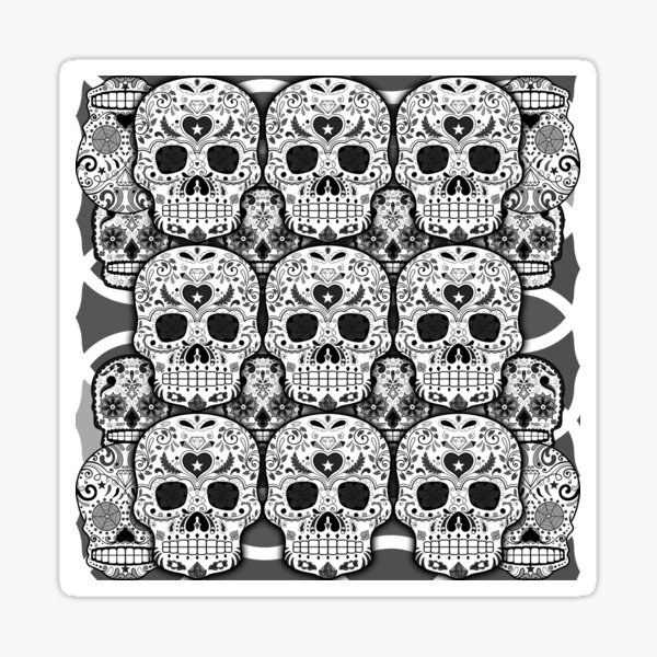 Item preview, Sugar Skulls designed and sold by spookydooky.