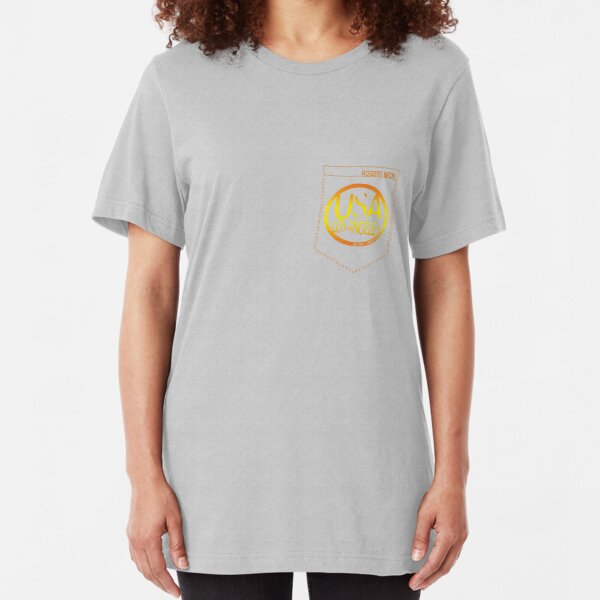 usa aspen tshirt by rogers bros Slim Fit T-Shirt