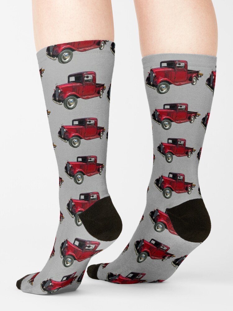 Old Red Truck 1930's | Socks