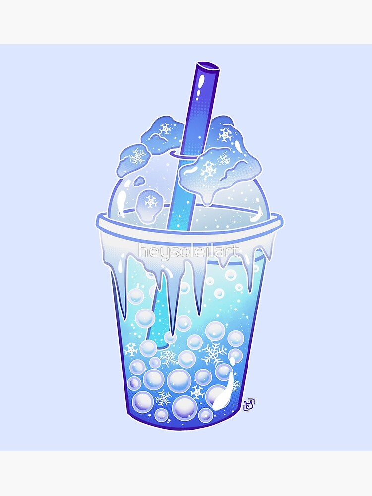 Galaxy Boba Tea Art Board Print for Sale by heysoleilart