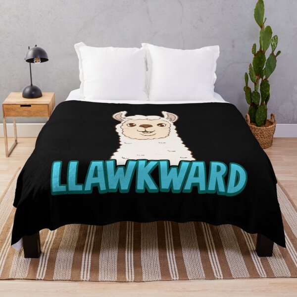 Item preview, Cute & Funny Llawkward Awkward Llama Pun Lama designed and sold by perfectpresents.