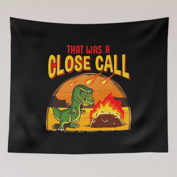 Item preview, Cute & Funny That Was a Close Call Dinosaur Pun designed and sold by perfectpresents.