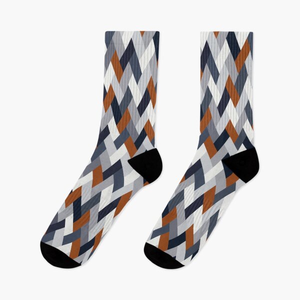 Item preview, Navy Rust Geometry VI (small pattern) designed and sold by BlertaDK.