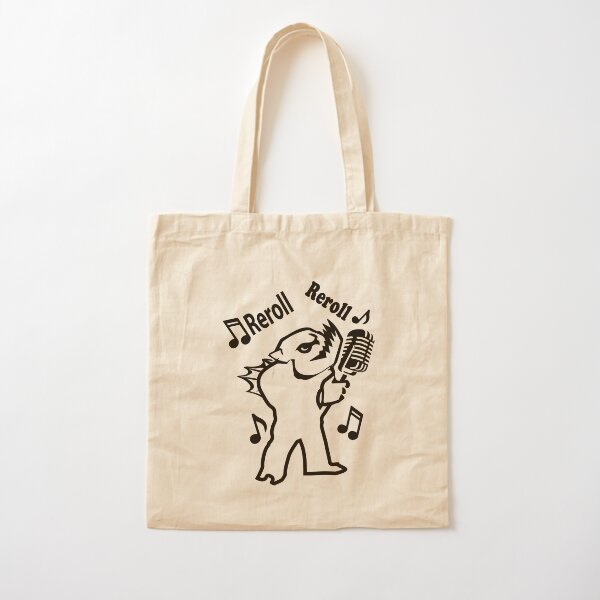 Reroll PiranhaPig Cotton Tote Bag