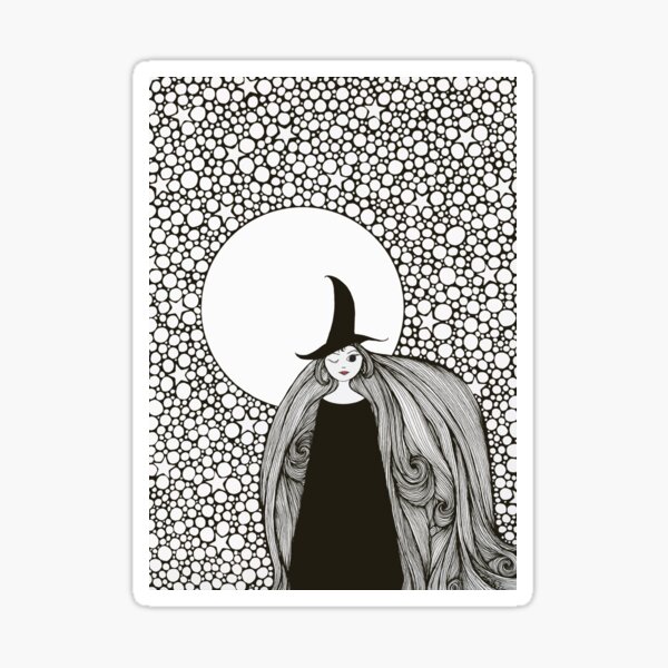 Witch Moon Sticker