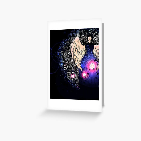 Blue Garden Greeting Card