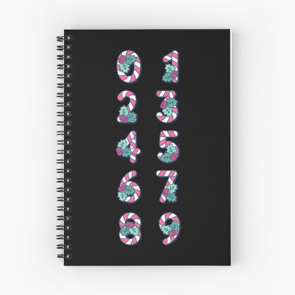 Item preview, Christmas candy cane numbers. designed and sold by emphatic.