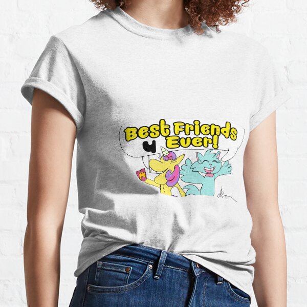 Unicorn And Kitty Best Friends 4 Ever! Classic T-Shirt