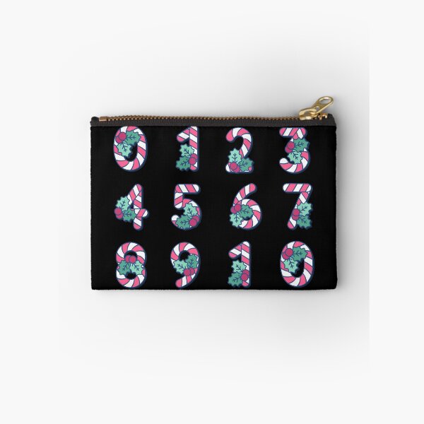 Item preview, Christmas candy cane numbers. designed and sold by emphatic.