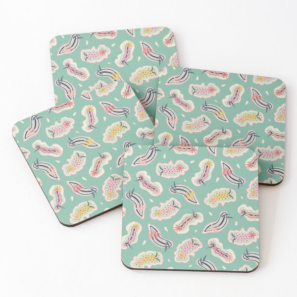 Item preview, Nudibranch Circus Sea Life Pattern designed and sold by rocketandindigo.