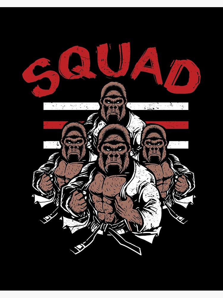 Jiu Jitsu Shirt - Bjj Gorilla Squad