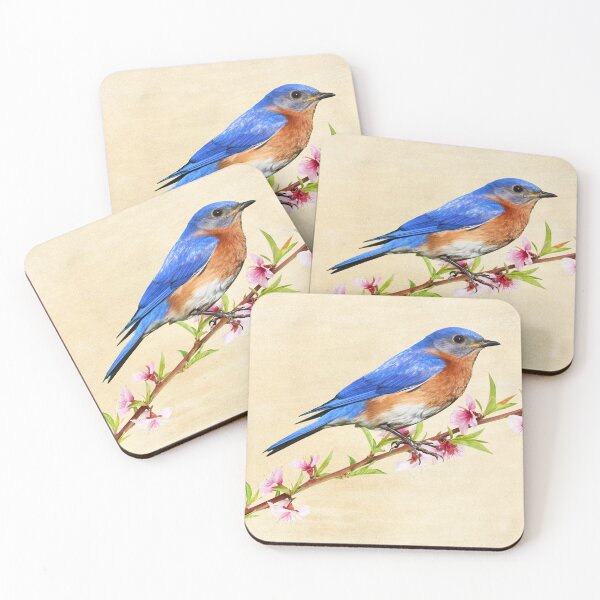 Item preview, Male Bluebird's Spring designed and sold by FineArtography.