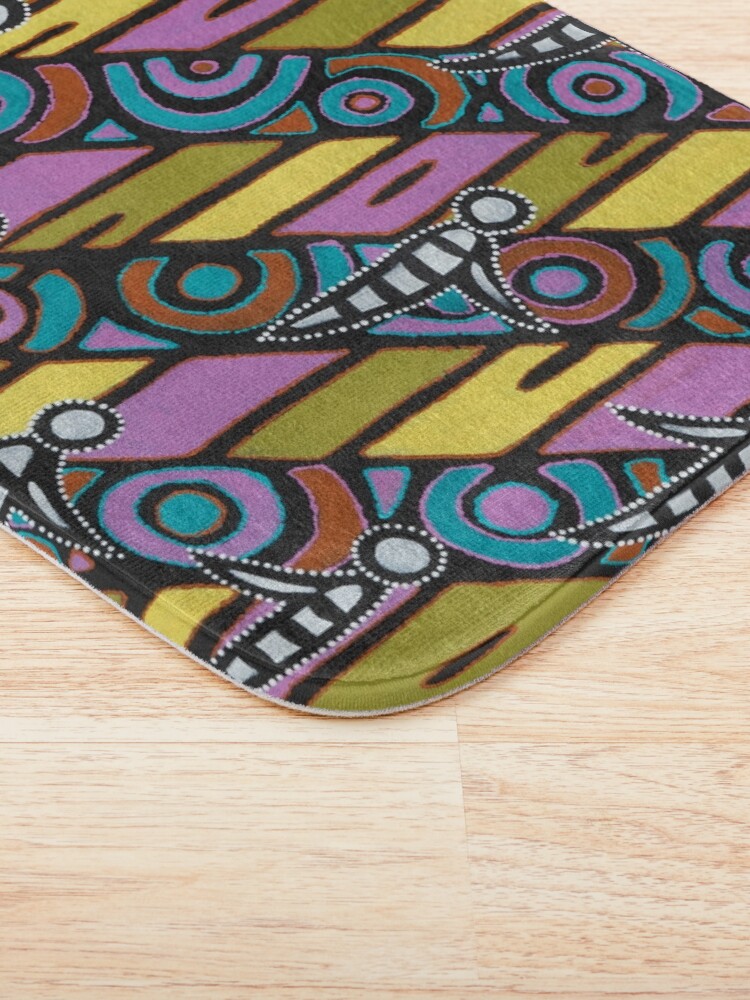 Alternate view of I am (White Cockatoo Dreaming) Bath Mat