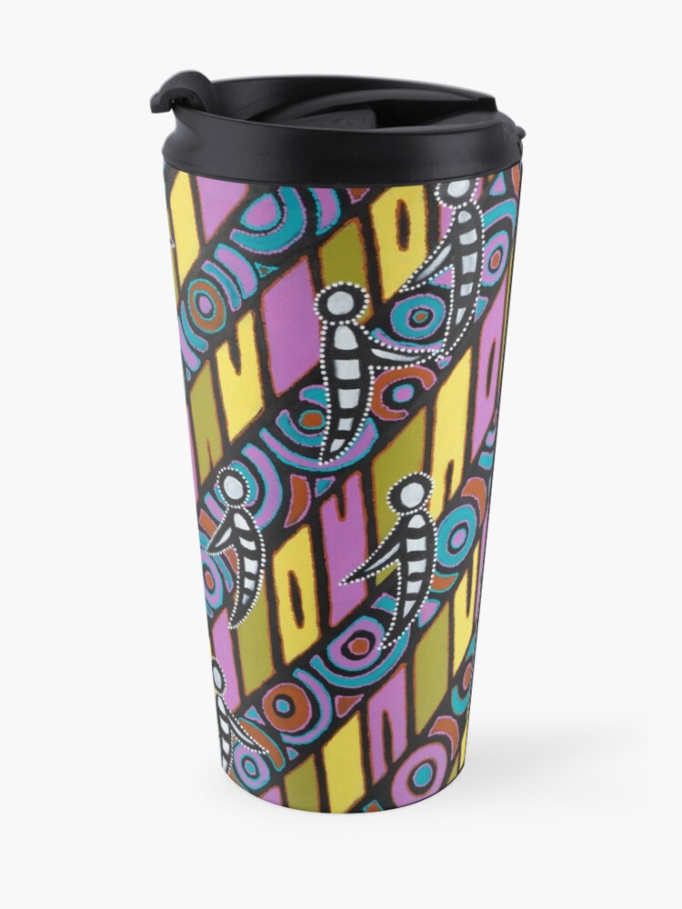 Alternate view of I am (White Cockatoo Dreaming) Travel Mug