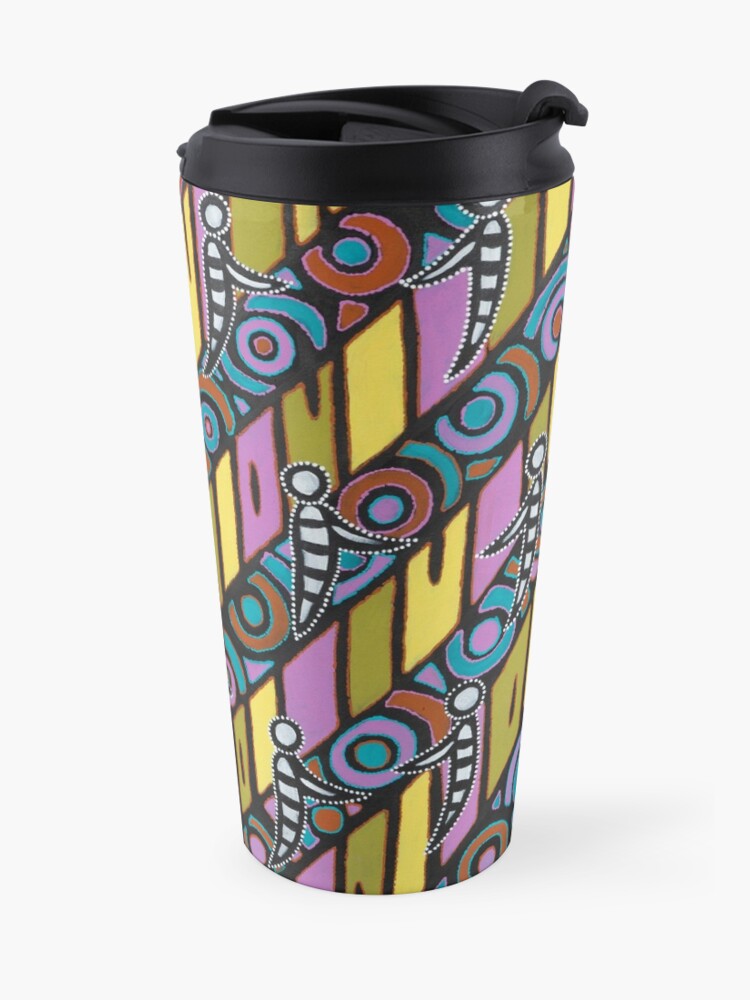 Alternate view of I am (White Cockatoo Dreaming) Travel Mug