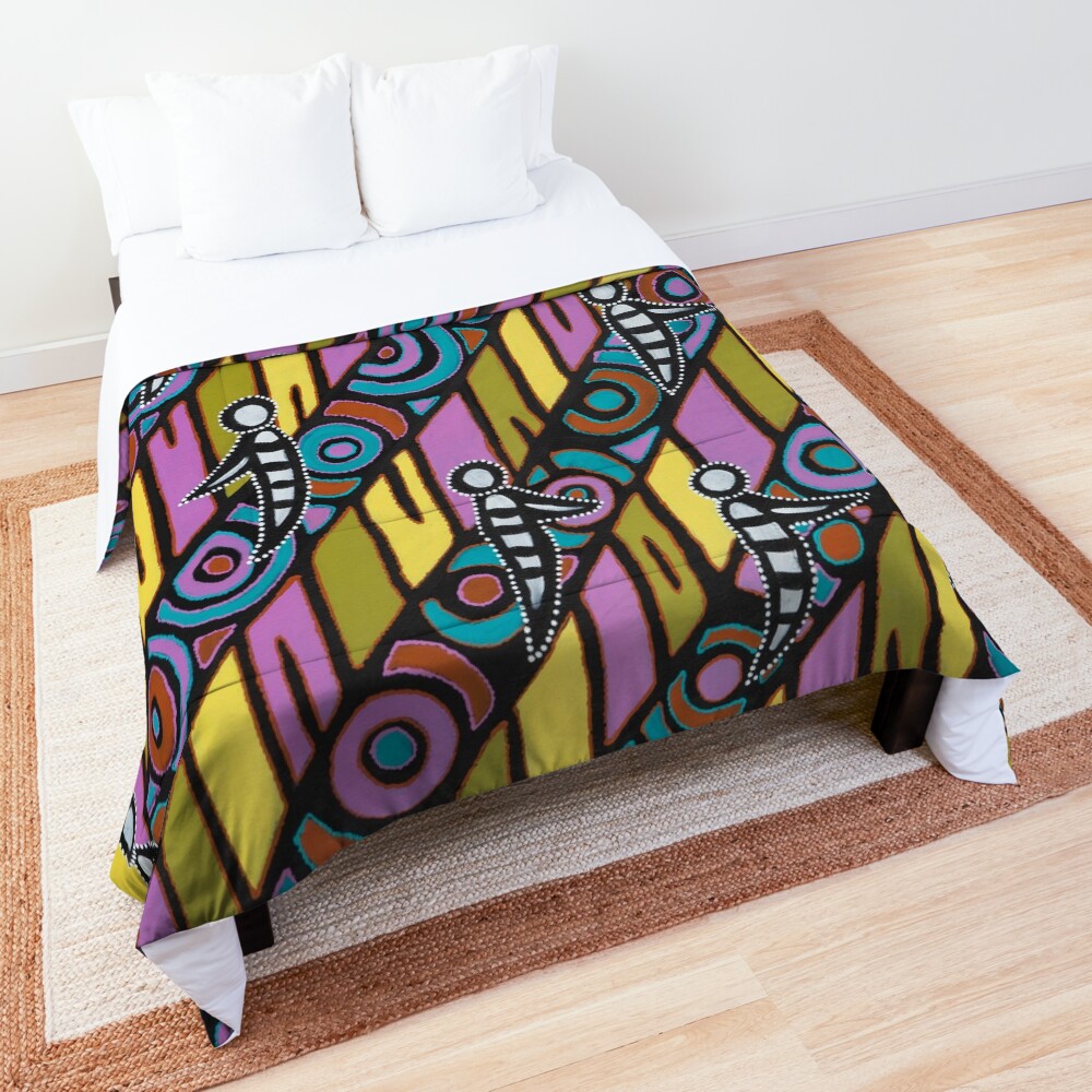 I am (White Cockatoo Dreaming) Comforter