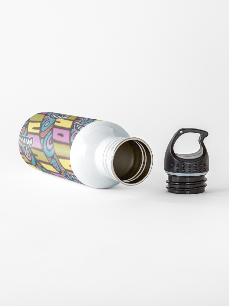 Alternate view of I am (White Cockatoo Dreaming) Water Bottle
