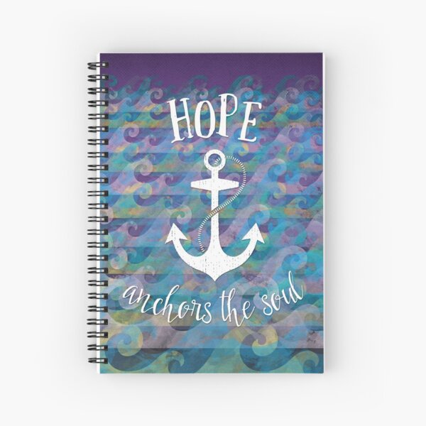 Hope Anchors the Soul Spiral Notebook