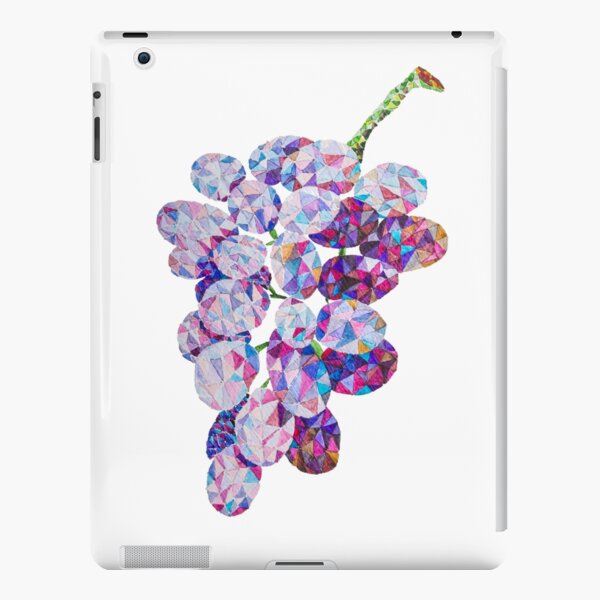 Low Poly Watercolor Grapes iPad Snap Case