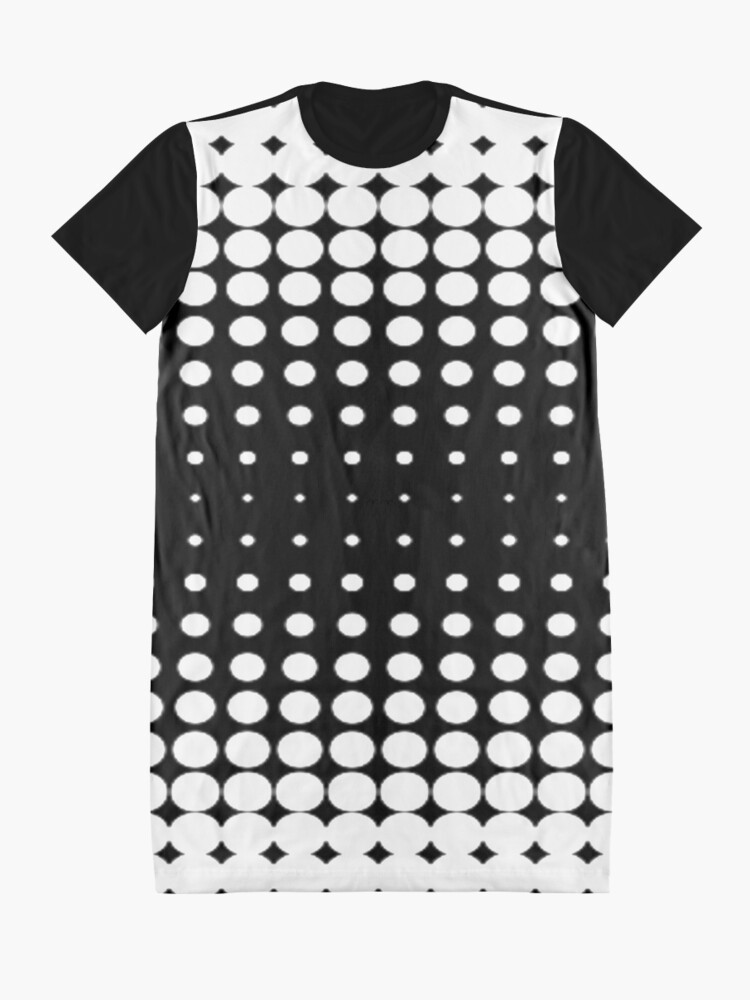 Alternate view of #metal #pattern #texture #abstract #steel #metallic #black #grid #hole #mesh #iron #design #textured #wallpaper #surface #gray #technology #material #backgrounds #round #seamless #circle #backdrop Graphic T-Shirt Dress
