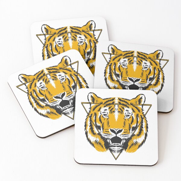 Item preview, Tiger with triangle symbol pointing down. designed and sold by emphatic.