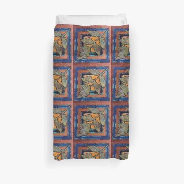 Copper Leaf Duvet Cover