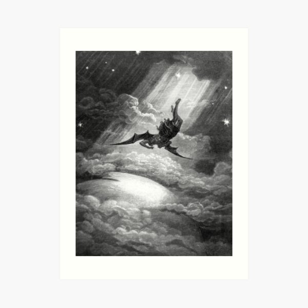 The Fall of Satan - Gustave Dore Art Print
